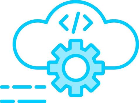 Cloud Computing Vector Icon