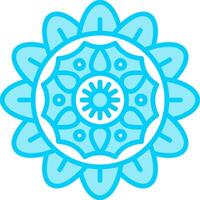 icono de vector de mandala