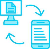 Data Transfer Vector Icon