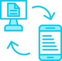 Data Transfer Vector Icon