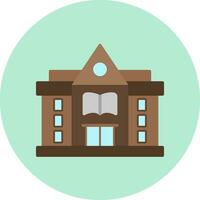 icono de vector de biblioteca