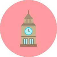 Clock Tower Vector Icon