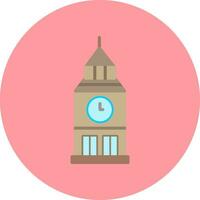 Clock Tower Vector Icon