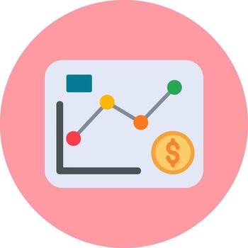 icono de vector de estadísticas