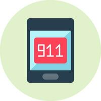 911 Call Vector Icon