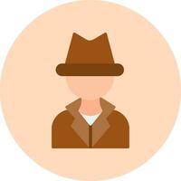 icono de vector de detective