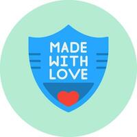 Made With Love Vector Icon