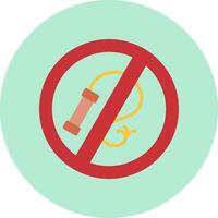 No Whip Vector Icon