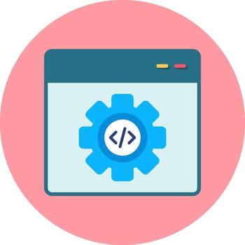 código mejoramiento vector icono