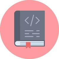 Coding Book Vector Icon