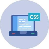 icono de vector de css