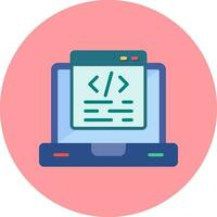 icono de vector de programación