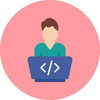 icono de vector de programador