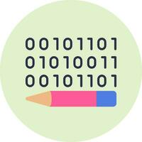 Binary Code Vector Icon