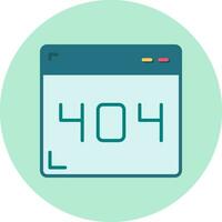 404 Error Vector Icon