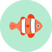 Clown Fish Vector Icon
