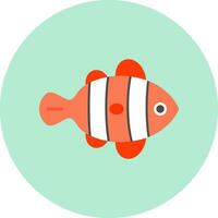 Clown Fish Vector Icon