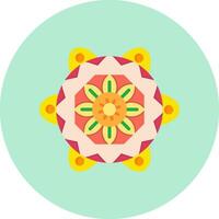 icono de vector de mandala