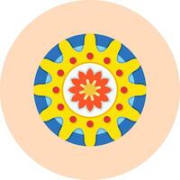 icono de vector de mandala