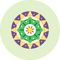 icono de vector de mandala