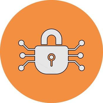 Data Encryption Vector Icon