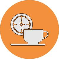 icono de vector de descanso para tomar café