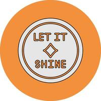 Let It Shine Vector Icon