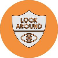 Look Around Vector Icon