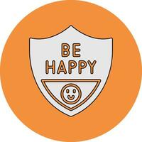 Be Happy Vector Icon