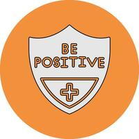 Be Positive Vector Icon