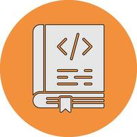 Coding Book Vector Icon