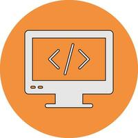 Web Coding Vector Icon