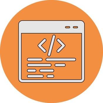 Web Programming Vector Icon