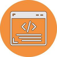 Web Programming Vector Icon