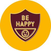 Be Happy Vector Icon