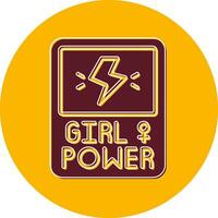 Girl Power Vector Icon