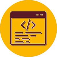 Web Programming Vector Icon