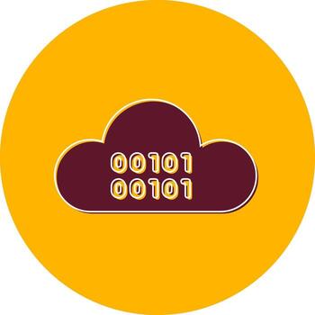 Cloud Coding Vector Icon