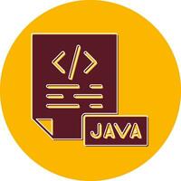 icono de vector de java