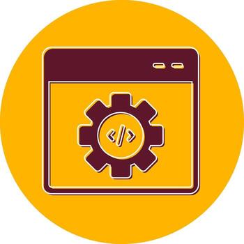 código mejoramiento vector icono