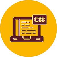 icono de vector de css