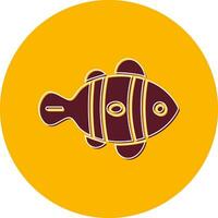 Clown Fish Vector Icon