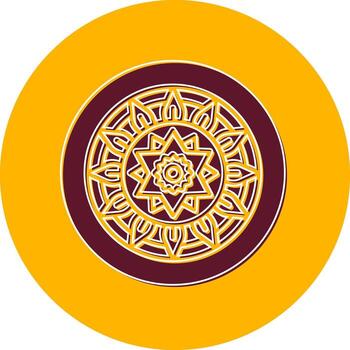 icono de vector de mandala