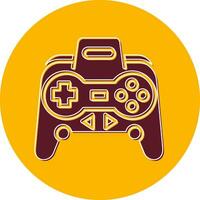 icono de vector de controlador de juego