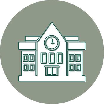 icono de vector de escuela