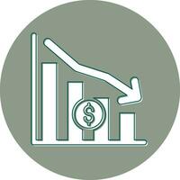 Economic Crisis Vector Icon