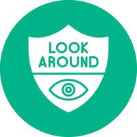 Look Around Vector Icon