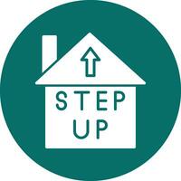 Step Up Vector Icon