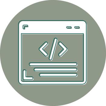 Web Programming Vector Icon