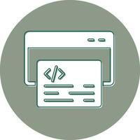 icono de vector html